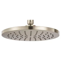 American Standard Studio 1-Spray 8 In. Single Wall Mount Fixed Shower Head In Brushed Nickel -The Home Depot brushed nickel american standard fixed shower heads 1660528 295 c3 1000