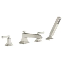 American Standard Town Square S 2-Handle Deck-Mount Roman Tub Faucet With Hand Shower In Brushed Nickel
