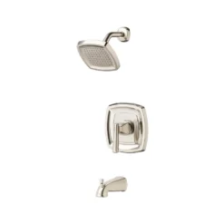 American Standard Edgemere 1-Handle Tub And Shower Faucet Trim Kit For Flash Rough-in Valves In Brushed Nickel (Valve Not Included) -The Home Depot brushed nickel american standard shower bathtub trim kits tu018502 295 40 1000