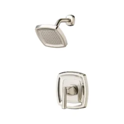 American Standard Edgemere 1-Handle Water-Saving Shower Faucet Trim Kit For Flash Rough-in Valves In Brushed Nickel (Valve Not Included) -The Home Depot brushed nickel american standard shower bathtub trim kits tu018507 295 40 1000