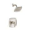 American Standard Edgemere 1-Handle Water-Saving Shower Faucet Trim Kit For Flash Rough-in Valves In Brushed Nickel (Valve Not Included)