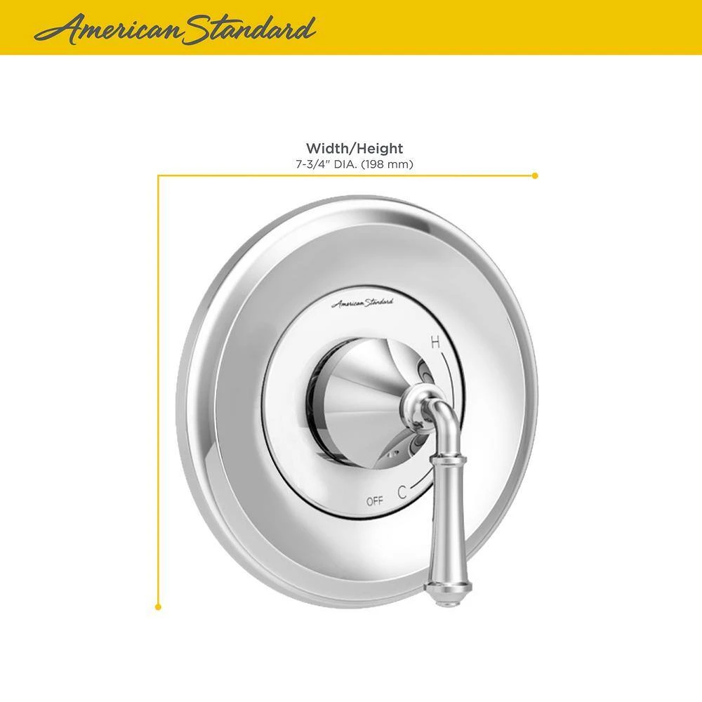 American Standard Delancey Water Saving 1-Handle Tub And Shower Trim Kit For Flash Rough-in Valves In Brushed Nickel (Valve Not Included) 3 American Standard Delancey Water Saving 1-Handle Tub And Shower Trim Kit For Flash Rough-in Valves In Brushed Nickel (Valve Not Included) - Image 3