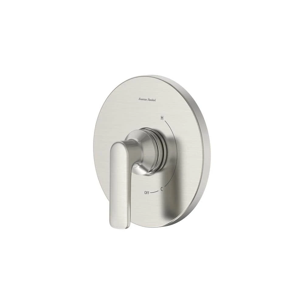 American Standard Aspirations Single-Handle Wall Mount Valve Trim In Brushed Nickel (Valve Not Included) 1 American Standard Aspirations Single-Handle Wall Mount Valve Trim In Brushed Nickel (Valve Not Included)
