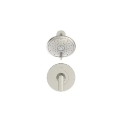 American Standard Aspirations Single-Handle Wall Mount Shower Trim In Brushed Nickel - 1.75 GPM (Valve Not Included) -The Home Depot brushed nickel american standard shower bathtub trim kits tu061507 295 a0 1000