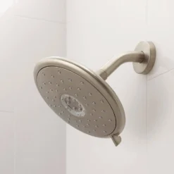 American Standard Aspirations Single-Handle Wall Mount Shower Trim In Brushed Nickel - 1.75 GPM (Valve Not Included) -The Home Depot brushed nickel american standard shower bathtub trim kits tu061507 295 c3 1000