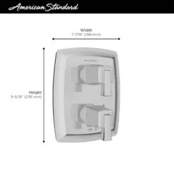 American Standard Aspirations Single-Handle Wall Mount Tub And Shower Trim In Brushed Nickel - 1.75 GPM (Valve Not Included) -The Home Depot brushed nickel american standard shower bathtub trim kits tu061508 295 a0 1000