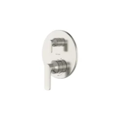 American Standard Aspirations 2-Handle Wall Mount Valve Trim In Brushed Nickel (Valve Not Included) -The Home Depot brushed nickel american standard shower bathtub trim kits tu061740 295 40 1000