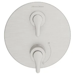 American Standard Studio S 2-Handle Wall Mount Diverter Valve Trim Kit In Brushed Nickel (Valve Not Included) -The Home Depot brushed nickel american standard shower bathtub trim kits tu105740 295 a0 1000