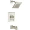 American Standard Town Square S Tub And Shower Faucet Trim Kit For Flash Rough-in Valves In Brushed Nickel (Valve Not Included)