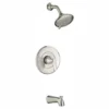 American Standard Chatfield Single-Handle 3-Spray Tub And Shower Faucet With 2.0 GPM In Brushed Nickel (Valve Included)