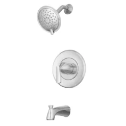 American Standard Chatfield Single-Handle 3-Spray Tub And Shower Faucet With 2.0 GPM In Brushed Nickel (Valve Included) -The Home Depot brushed nickel american standard shower faucets 7413502 295 66 1000
