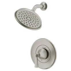 American Standard Rumson Single-Handle 1-Spray Shower Faucet With 1.8 GPM In Brushed Nickel Valve Included -The Home Depot brushed nickel american standard shower faucets 7417501 295 76 1000