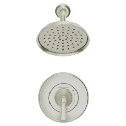 American Standard Rumson Single-Handle 1-Spray Shower Faucet Set In Brushed Nickel (Valve Included) -The Home Depot brushed nickel american standard shower faucets rumson2sobn 40 1000