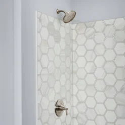 American Standard Rumson 4 In. Centerset Bathroom Faucet And Single-Handle 1-Spray Shower Faucet In Brushed Nickel (Valve Included) -The Home Depot brushed nickel american standard shower faucets rumsonsocentrbn 77 1000