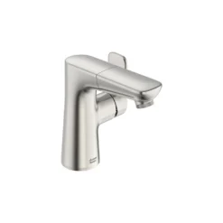 American Standard Aspirations Single Handle Pull Out Deck Mount Bathroom Faucet With Drain In Brushed Nickel