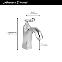 American Standard Chatfield Single Hole Single-Handle Bathroom Faucet In Brushed Nickel -The Home Depot brushed nickel american standard single hole bathroom faucets 7413101 295 a0 1000