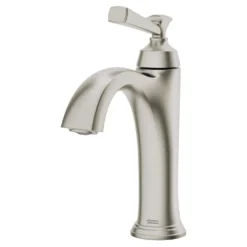 American Standard Rumson Single Hole Single-Handle Bathroom Faucet In Brushed Nickel -The Home Depot brushed nickel american standard single hole bathroom faucets 7417101 295 1d 1000