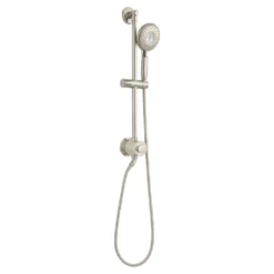 American Standard Spectra 4-Spray Round High Pressure Hand Shower Rail System With Filter In Brushed Nickel