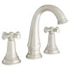 American Standard Delancey 8 In. Widespread 2-Handle Bathroom Faucet With Cross Handles In Brushed Nickel