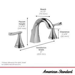 American Standard Chatfield 8 In. Widespread 2-Handle Bathroom Faucet In Brushed Nickel -The Home Depot brushed nickel american standard widespread bathroom faucets 7413801 295 a0 1000