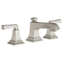 American Standard Town Square S 8 In. Widespread 2-Handle Bathroom Faucet With Drain Assembly And WaterSense 1.2 GPM In Brushed Nickel