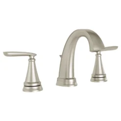 American Standard Somerville 8 In. Widespread 2-Handle Bathroom Faucet With Pop-Up Drain In Brushed Nickel