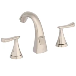 American Standard Chatfield 8 In. Widespread 2-Handle Bathroom Faucet In Brushed Nickel (Set Of 2) -The Home Depot brushed nickel american standard widespread bathroom faucets chatwidebn bndl 1d 1000