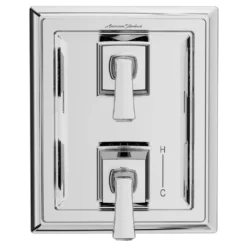 American Standard Town Square 2-Handle Wall Mount Diverter Valve Trim Kit In Polished Chrome (Valve Not Included) -The Home Depot chrome american standard shower bathtub trim kits tu455740 002 40 1000