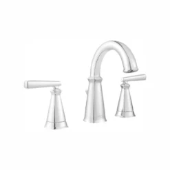 American Standard Edgemere 8 In. Widespread 2-Handle Bathroom Faucet With Metal Speed Connect Drain In Chrome