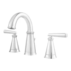 American Standard Edgemere 8 In. Widespread 2-Handle Bathroom Faucet With Metal Speed Connect Drain In Chrome -The Home Depot chrome american standard widespread bathroom faucets 7018801 002 a0 1000