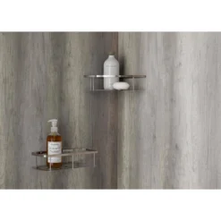 American Standard Passage 60 In. X 72 In. Left Drain 4-Piece Glue-Up Alcove Shower Wall, Shelf, Door And Base Kit In Gray Timber 18 American Standard Passage 60 In. X 72 In. Left Drain 4-Piece Glue-Up Alcove Shower Wall, Shelf, Door And Base Kit In Gray Timber -The Home Depot gray timber american standard shower stalls kits p2739lho 373 44 1000