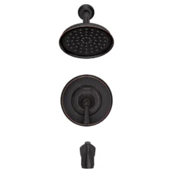 American Standard Rumson Single-Hole Bathroom Faucet And Single-Handle 3-Spray Tub And Shower Faucet In Legacy Bronze (Valve Included) -The Home Depot legacy bronze american standard bathtub shower faucet combos rumsontsmonolb 4f 1000
