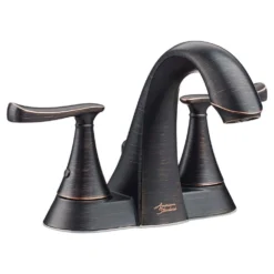 American Standard Chatfield 4 In. Centerset 2-Handle Bathroom Faucet In Legacy Bronze