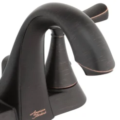 American Standard Chatfield 4 In. Centerset 2-Handle Bathroom Faucet (Set Of 2) In Legacy Bronze -The Home Depot legacy bronze american standard centerset bathroom faucets chat4cslb bndle c3 1000