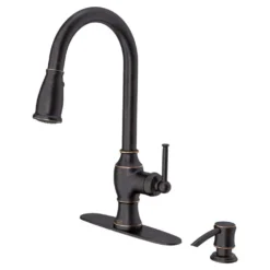 American Standard Marchand Single Handle Pull-Down Sprayer Kitchen Faucet In Legacy Bronze -The Home Depot legacy bronze american standard pull down kitchen faucets 7029301 278 44 1000