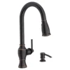 American Standard Marchand Single Handle Pull-Down Sprayer Kitchen Faucet In Legacy Bronze