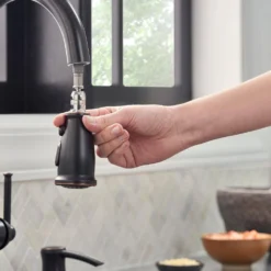 American Standard Marchand Single Handle Pull-Down Sprayer Kitchen Faucet In Legacy Bronze -The Home Depot legacy bronze american standard pull down kitchen faucets 7029301 278 c3 1000