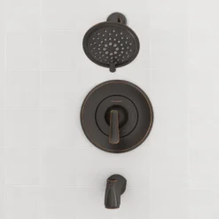 American Standard Chatfield Single-Handle 3-Spray Tub And Shower Faucet With 2.0 GPM In Legacy Bronze (Valve Included) -The Home Depot legacy bronze american standard shower faucets 7413502 278 1d 1000