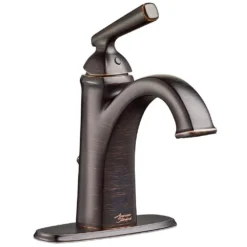 American Standard Edgemere Single Hole Single-Handle Bathroom Faucet With Metal Speed Connect In Legacy Bronze -The Home Depot legacy bronze american standard single hole bathroom faucets 7018101 278 40 1000