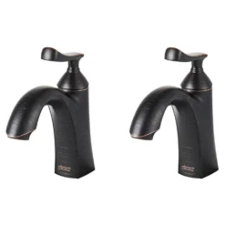 American Standard Chatfield Single Hole Single-Handle Bathroom Faucet (Set Of 2) In Legacy Bronze