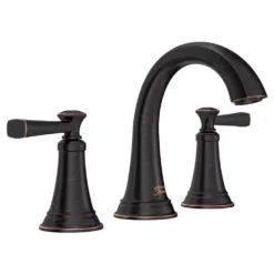 American Standard Rumson 8 In. Widespread 2-Handle Bathroom Faucet In Legacy Bronze