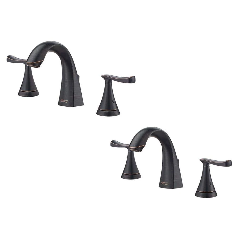 American Standard Chatfield 8 In. Widespread 2-Handle Bathroom Faucet (Set Of 2) In Legacy Bronze 1 American Standard Chatfield 8 In. Widespread 2-Handle Bathroom Faucet (Set Of 2) In Legacy Bronze