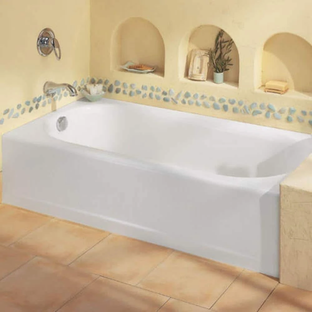 American Standard Princeton 60 In. X 30 In. Soaking Bathtub With Right Hand Drain In Linen 2 American Standard Princeton 60 In. X 30 In. Soaking Bathtub With Right Hand Drain In Linen - Image 2