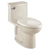 American Standard Compact Cadet 3 FloWise Tall Height 1-Piece 1.28 GPF Single Flush Elongated Toilet In Linen, Seat Included