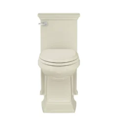American Standard Town Square S 1-Piece 1.28 GPF Single Flush Elongated Toilet In Linen, Seat Included -The Home Depot linen american standard one piece toilets 2851a104 222 1d 1000