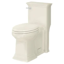 American Standard Town Square S 1-Piece 1.28 GPF Single Flush Elongated Toilet In Linen, Seat Included -The Home Depot linen american standard one piece toilets 2851a104 222 40 1000