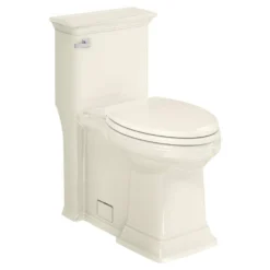 American Standard Town Square S 1-Piece 1.28 GPF Single Flush Elongated Toilet In Linen, Seat Included -The Home Depot linen american standard one piece toilets 2851a104 222 a0 1000