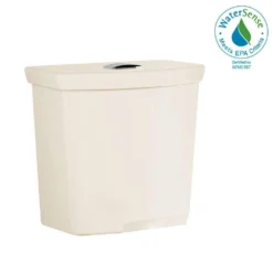 American Standard H2Option 0.92/1.28 GPF Dual Flush Toilet Tank Only With Liner In Linen -The Home Depot linen american standard toilet tanks 4133a518 222 1d 1000
