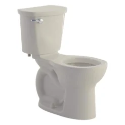 American Standard Cadet PRO 2-Piece 1.28 GPF Single Flush Chair Height Round Toilet With 12 In. Rough-In In Linen
