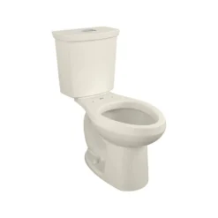 American Standard H2Option Tall Height 2-piece 0.92/1.28 GPF Dual Flush Elongated Toilet In. Linen, Seat Not Included